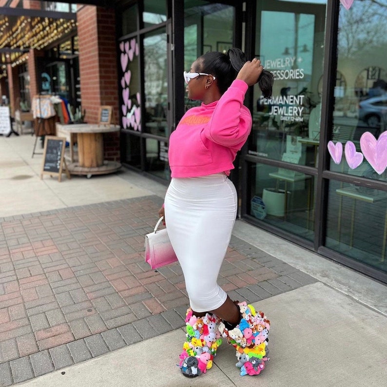 Plush Teddy Bear Boots Etsy