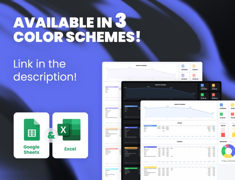 Three Color Spreadsheet Simple Annual Budget Spreadsheet | Google Sheets Budget Template ...