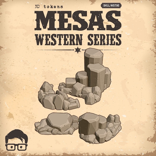 Western Legends mesas scenery high quality miniatures board games tabletop games accessories american wild west adventure