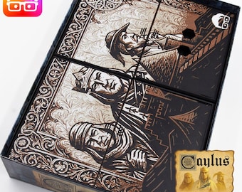 Caylus board game organizer by @ammedia3d