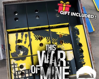 Insertos/organizadores de This War of Mine para el juego de mesa de am-media.biz