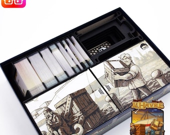 Le Havre (complete ed.) board game organizer by @ammedia3d