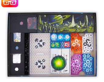 Beyond the Sun Organizer (inc. Leaders of the New Dawn) organizer by @ammedia3d [tabletop board game inserts sku: BTS001]