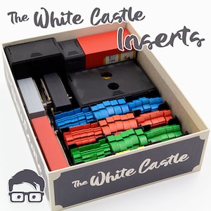 The white castle inserts / organizer for the board game by am-media.biz