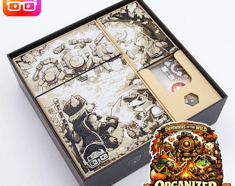 Defenders of the wild organizer by @ammedia3d [tabletop board game inserts sku: DOTW001]