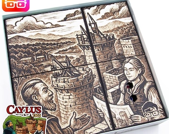 Caylus 1303 board game organizer by @ammedia3d