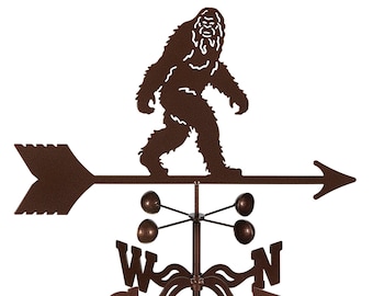 Hand-Crafted Sasquatch Weathervane w/WARRANTY