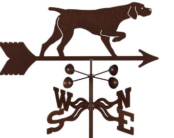 Hand-Crafted Pointer Weathervane w/WARRANTY