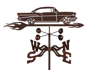 Hand-Crafted 57 Chevy Car Weathervane w/WARRANTY