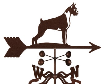 Hand-Crafted Boxer Dog Weathervane w/WARRANTY