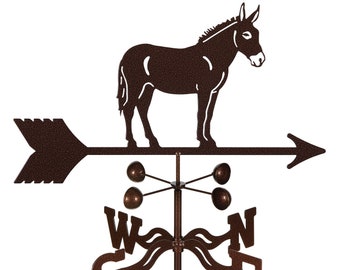 Hand-Crafted Mule Weathervane w/WARRANTY