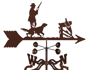 Hand-Crafted Hunter Weathervane w/WARRANTY