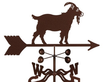 Cata-vento artesanal em forma de cabra com garantia.
