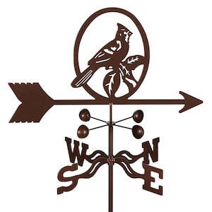Hand-Crafted Cardinal Weathervane w/WARRANTY