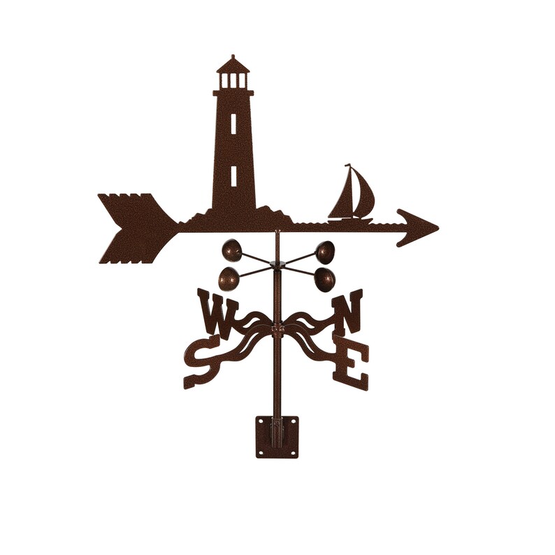 Cursive Lighthouse Hand-crafted Lighthouse Weathervane W/warranty - Etsy