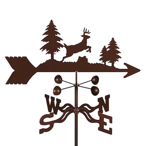 Hand-Crafted Deer Weathervane w/WARRANTY