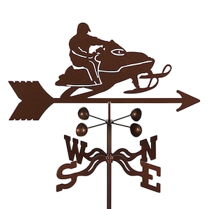 Hand-Crafted Snowmobile Weathervane w/WARRANTY