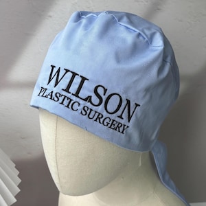 Personalized Doctor Cap, Monogrammed Hat With Custom Text, Custom Scrub Hat, Physician Surgery Scrub Cap, Unisex Cap For Nurse Doctor