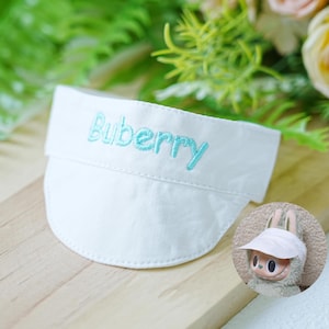 Custom Baseball Cap For Doll, Embroidered Cap For Toy, Mini Peaked Cap for 17cm Toy, Custom Doll Name,Unique Party Doll Gift,Toy Accessories