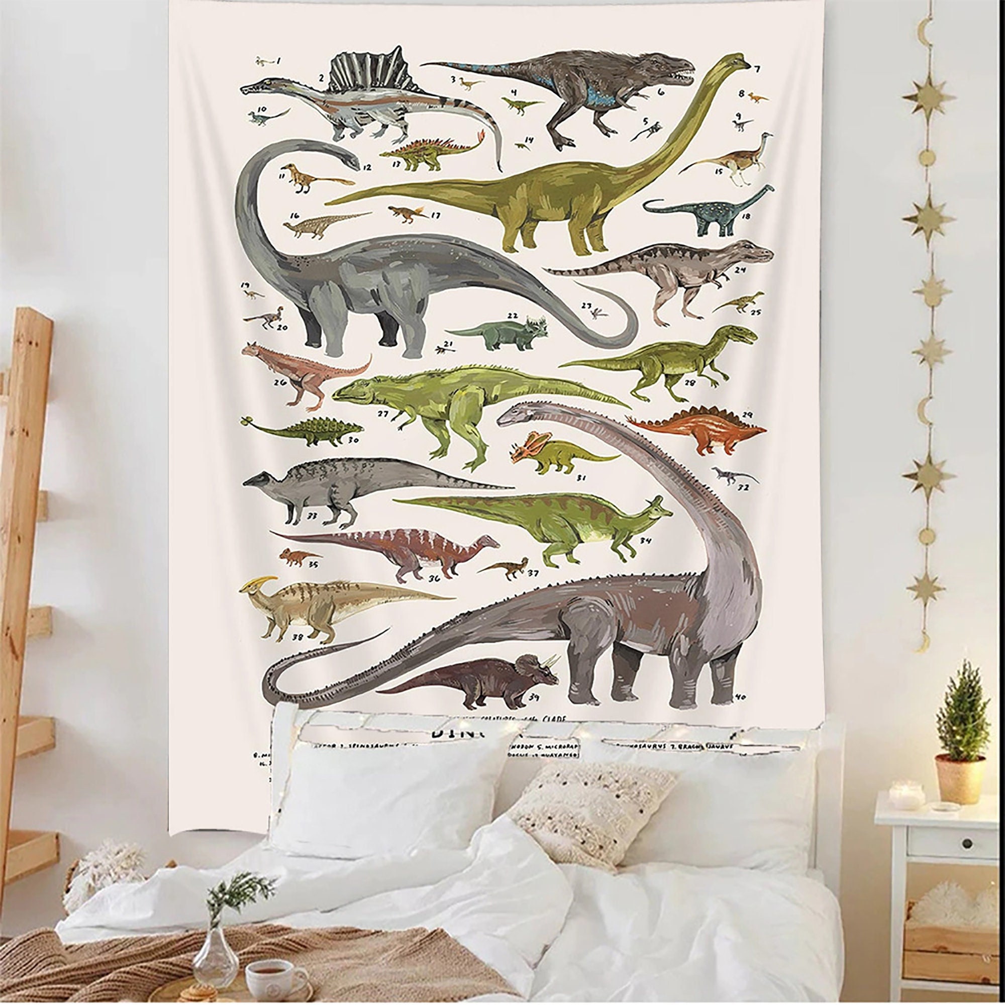 Dinosaur Forest Print Home Decor Tapestry Wall Hanging Wildlife Art Theme  Aesthetic Living Room Bedroom Decor Hanging Curtain - AliExpress