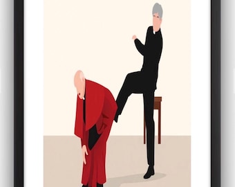 Father Ted Bishop Brennan Wall Art Print Comedy Sitcom