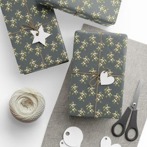 Elegant Floral Wrapping Paper | Gift Wrap for All Occasions | Holiday, Birthday, Baby Shower, Wedding, Eco-Friendly