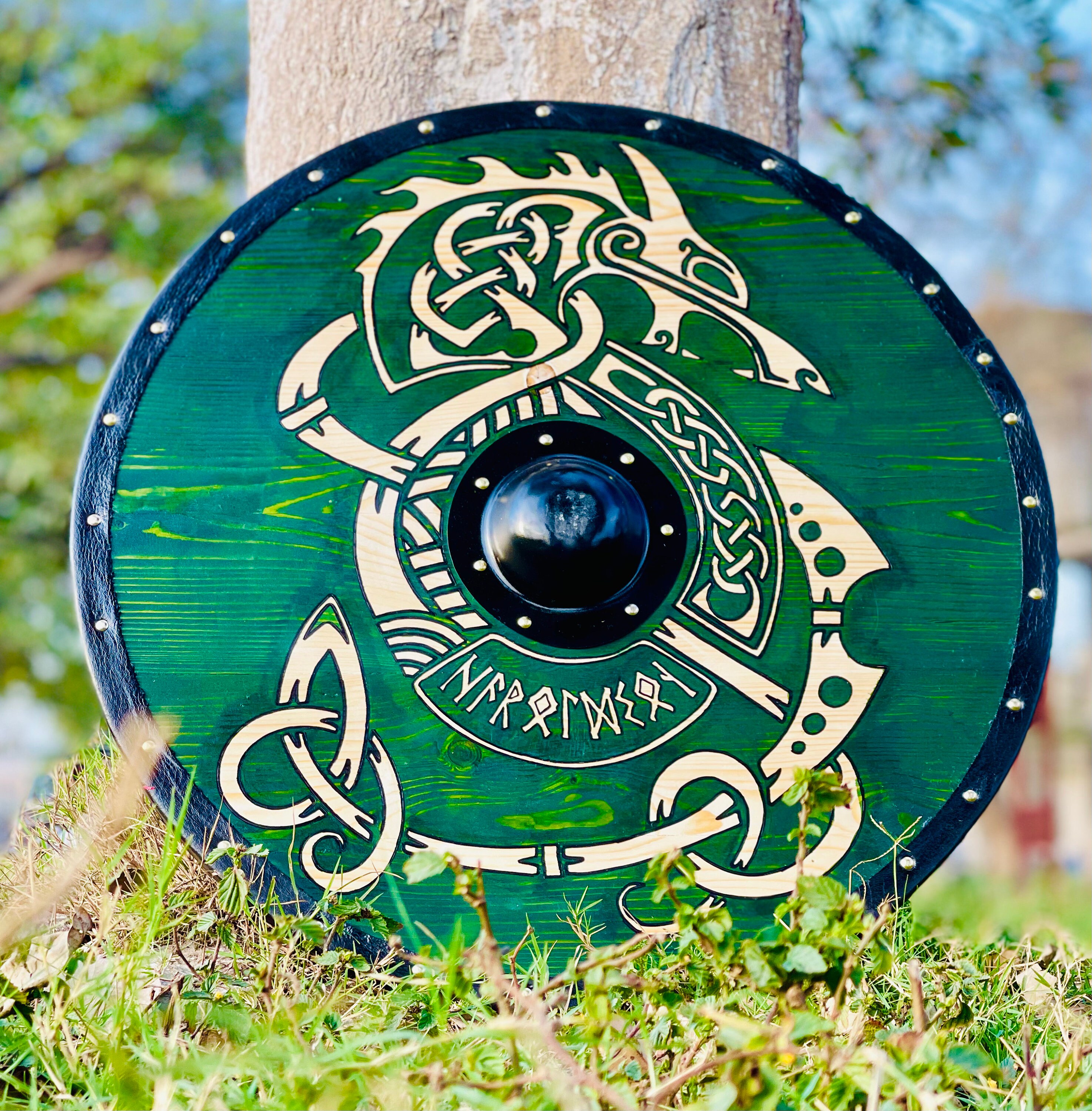 Medieval Viking Shield Uhtred Last Kingdom Authentic Shield Etsy