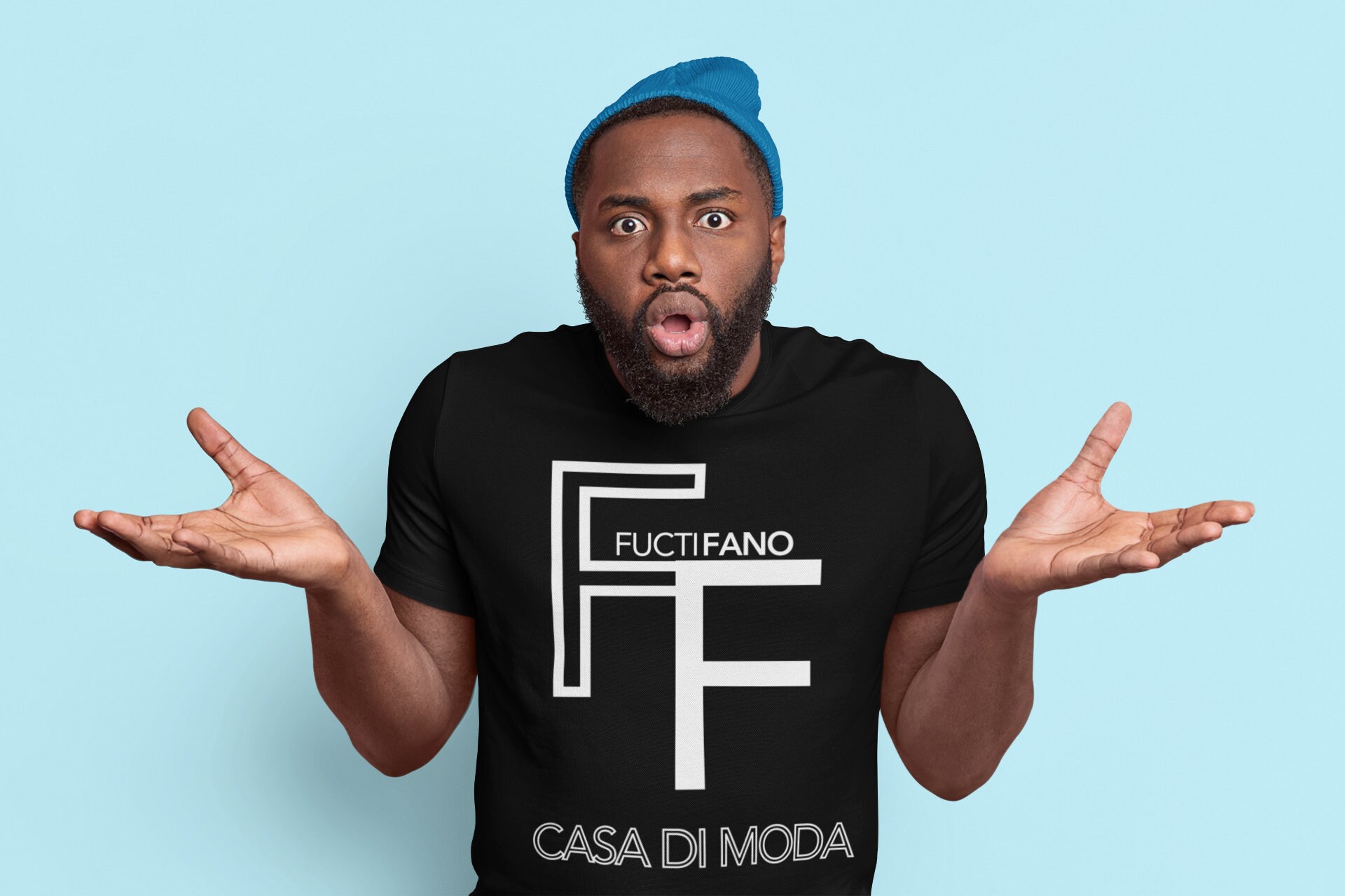 Fuctifano Fake Designer Unisex Crewneck T-shirt Funny, Branded, Gift For Him, Grandad, Uncle, Brother, Dad