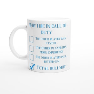 Call Of Duty, Secret Santa, Funny, Gamer, Gaming, White 11oz Ceramic Mug