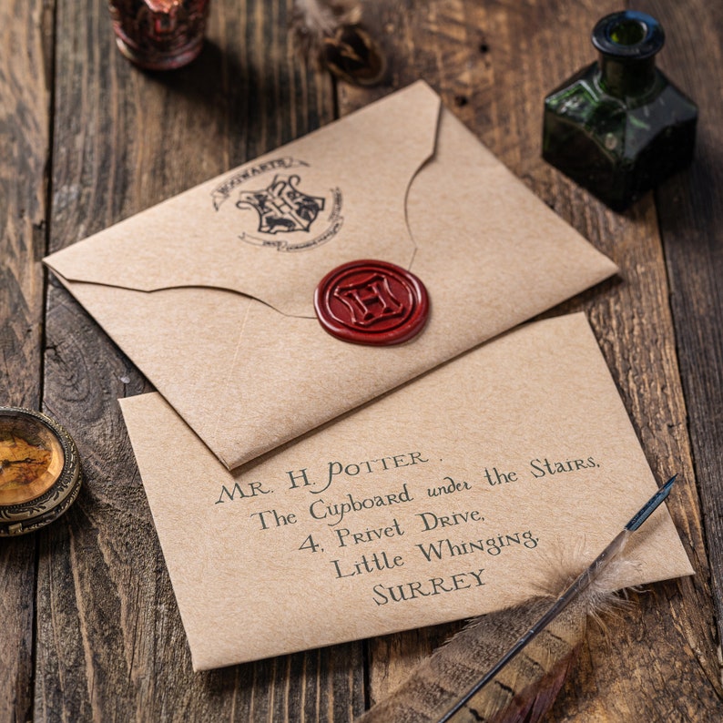 Personalized Harry Potter Acceptance Letter.