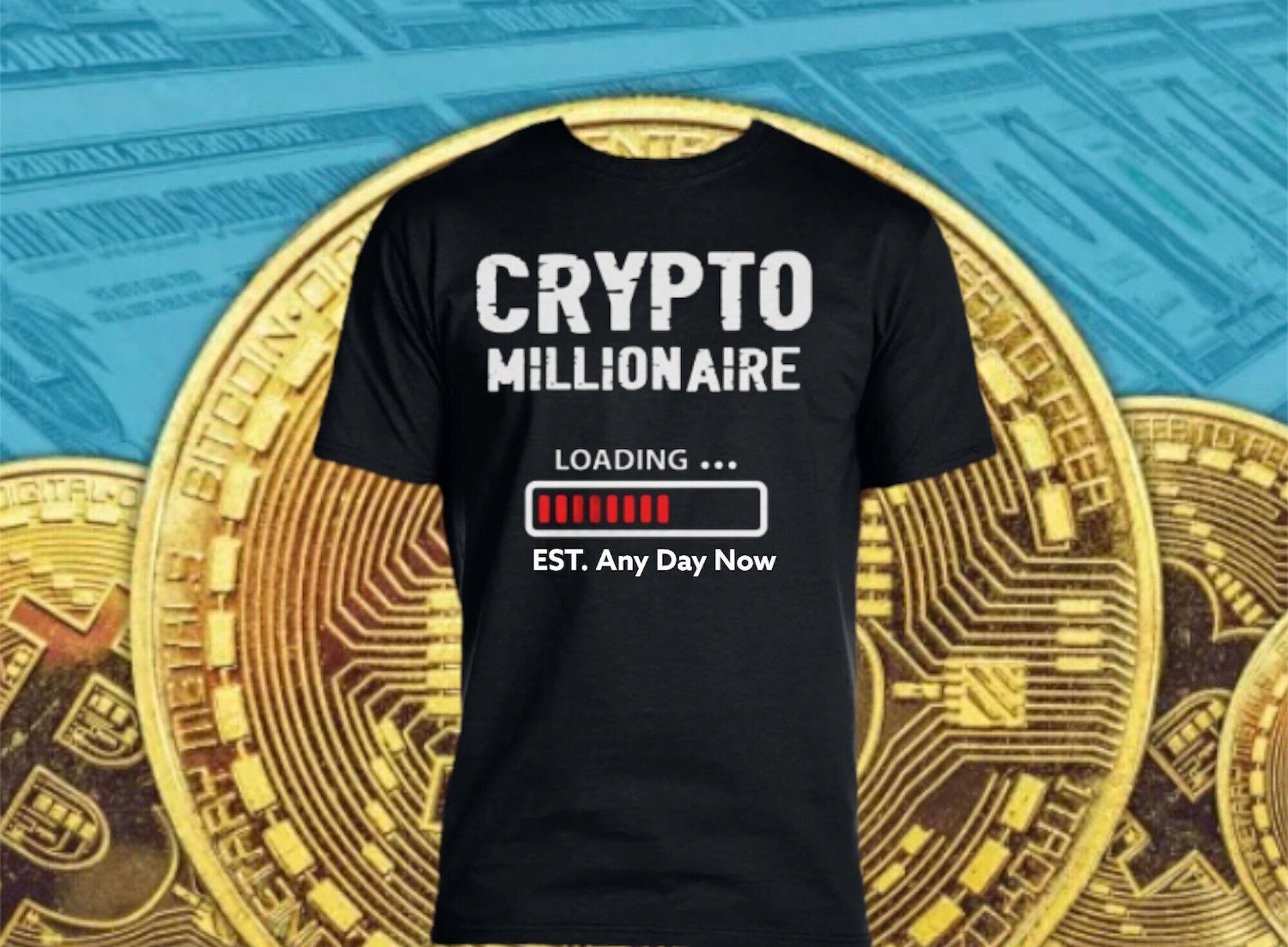 Crypto Millionaire Loading TShirt