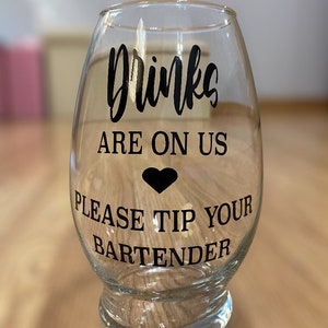 Tip Your Bartender Jar