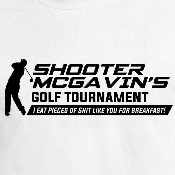 Shooter McGavin's Golf Tournament Digital Files - Design Files - Cricut - SVG - Silhouette Cameo - PNG - EpS - PDF - DxF