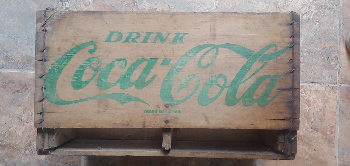 Coca Cola Vintage Wooden Crate