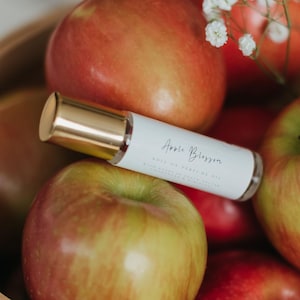 Apple Blossom Roll On Perfume Oil For Women, Fruity & Floral Perfume, Alcohol Free Perfume, Travel Size, 20th Birthday Gift for Best Friend