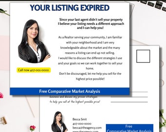 Real Estate Postcard Template Expired Listing Postcard FSBO Postcard Real Estate Postcard Template Expired Listing Postcard FSBO Postcard