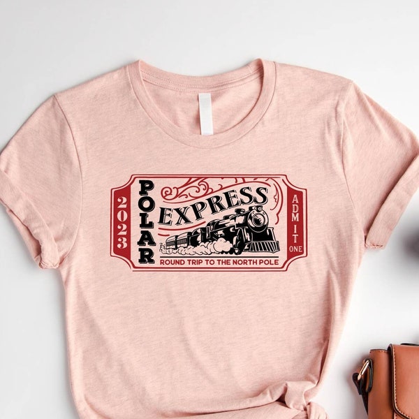 Polar Express Christmas Shirt, Polar Express Ticket Shirt, Train Depot Shirt, North Pole Shirt, Christmas Holiday Shirt, Polar Express Shirt