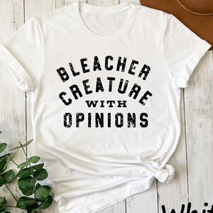 Bleacher Creature With Opinions Shirt, Funny Sports Mom T-shirt, Game Day Parents Gift, Cheer Mom Sweater, Funny Mom Shirt