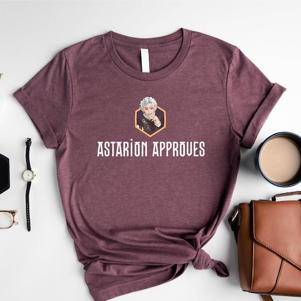 Chemise approuvée par Astarion, chemise Astarion BG 3, chemise haut elfe Astarion, Astarion Bulders, chemise Rogue Astarion, produits dérivés Astarion, T-shirt Astarion