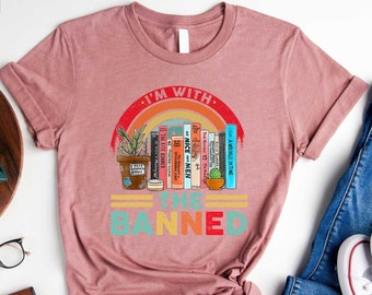 Book Shirt, I'm With The Banner, Book Lover Gifts, Gift For Book Lover, Bookish Gifts, Book Lovers Gift, Bookworm Gift, History Book