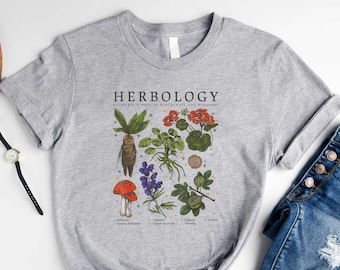 Herbology Plants Shirt, Herbology Shirt, Gift For Plant Lover, Botanical Shirt, Plant Lover Shirt,Plant Wizard Pottery Shirt,Gardening Shirt