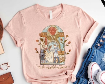 Disney Tale as Old as Time Shirt, Beauty And The Beast, Disneyland Family Trip Tee, Disney Gift Shirt, Princess Shirt, Beauty Belle Tee