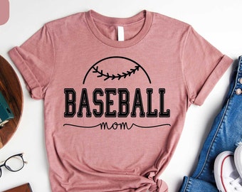 Baseball Mom Shirt, Baseball Sweatshirt, Mama Gift Shirt, Sports Mom Tee, Baseball Shirt, Baseball Lover Shirt, Gift for Mother Shirt
