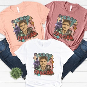 Pedro Pascal Shirt, Pedro Pascal 90s shirt, Narco Pedro Pascal Fans Gift, Gift for her, narcos, Christmas Gifts, Pedro pascal tshirt