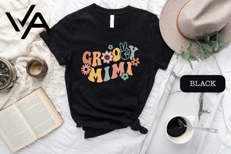 Groovy Mimi Shirt, Stay Groovy Shirt, Groovy Tee, Groovy Birthday Party Outfit, Groovy Tee, Hippie Shirt, Groovy Party, Groovy Mimi image 1