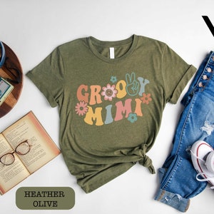 Groovy Mimi Shirt, Stay Groovy Shirt, Groovy Tee, Groovy Birthday Party Outfit, Groovy Tee, Hippie Shirt, Groovy Party, Groovy Mimi image 4