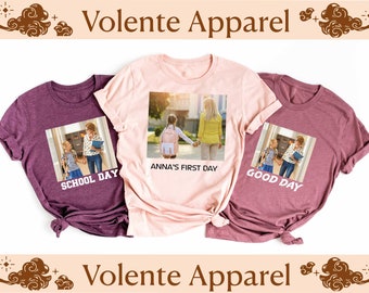 Custom Photo Sweatshirt, Picture School Sweatshirt, Custom Photo and Text Sweatshirt, Photo Crewneck, Your Photo and Text, Photo Crewneck