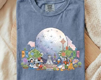 Disney Epcot Mickey and Friends Shirt, Disney Epcot World Tour T-shirt, Epcot Travel Around The World, Family Gifts