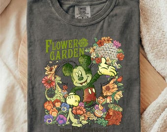 Disney Mickey and Friends Plants Shirt, Epcot International Flower & Garden Festival 2026 Matching Tee, WDW Family Trip Shirt
