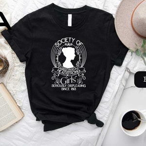 Society Of Obstinate Headstrong Girls Shirt, Strong Girl Shirt, Jane Austen Shirt, Pride And Prejudice Shirt, Feminist Shirt,Jane Austen Fan image 2